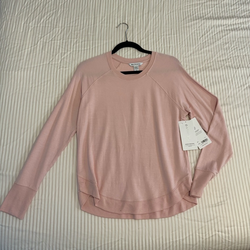 Athleta Pink Long Sleeve Top